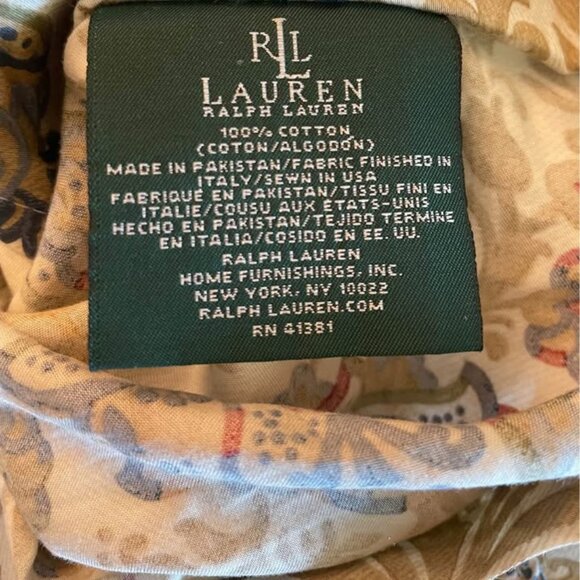 RALPH LAUREN Marrakesh Rug FULL/ QUEEN Duvet Cover ONLY. NO SHAMS - Picture 3 of 5